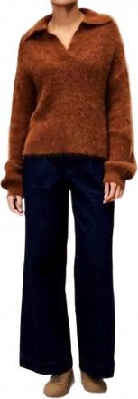 FRNCH Womens Josse Sweater In Marron Glace