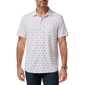 Travis Mathew Comfortknit Swing Pocket Polo in White at Nordstrom, Size Xx-Large