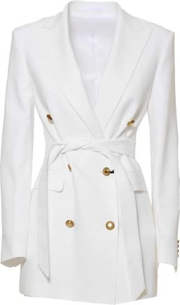 Tagliatore Blazer con cintura - Bianco