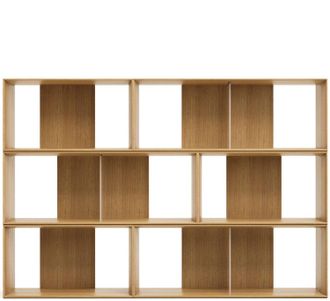 K Home Regalmodul Set 3 Litty, Eiche Natur - 168 x 114 cm