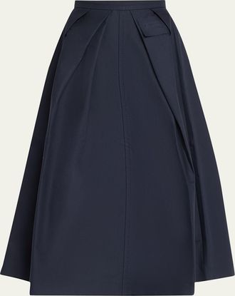Nackiyé Little Darling Pintuck Midi Skirt