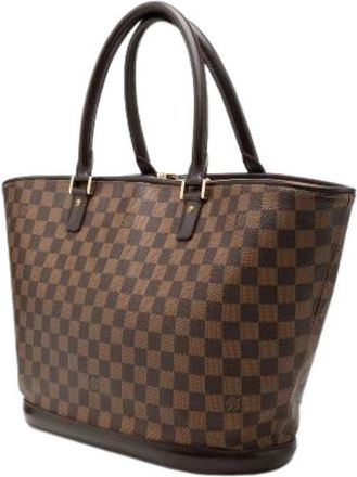 Louis Vuitton Pre-owned Manosque GM - Dames - Vintage Shopper - Bruin - ONE Size - Vintage