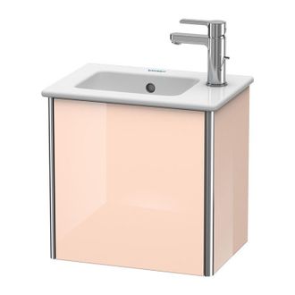 Duravit Duravit Xsquare Vanity Unidad De Pared 41,0 X 28,9 Cm, 1 Puerta, Colgado A La Izquierda, Para Lavabo Me Por Starck 072343, Color (frente/cuerpo): Perl