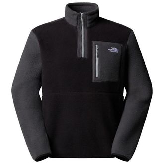 The North Face Yumiori 1/4 Zip Fleecepullover f&uuml;r Herren | schwarz