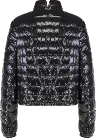 Moncler Womens Down Jacket Knut Black Polyamide Nylon Puffer