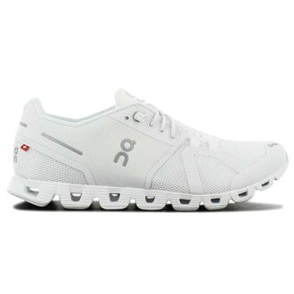 On Cloud Textile Synthetic Womens Low Top Trainers - All White - Size:UK 7.5