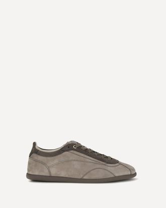 Brunello Cucinelli Nubuck and suede Sneakers with Slim sole Male 40.5