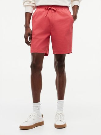 Tommy Hilfiger Mens Regular Fit 7 Garment-Dyed Short - Red - XXL