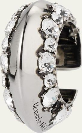 【送料&関税込】Alexander McQueen Silver Colored Earring Wit Thumbnail-805720J161N1021_F.