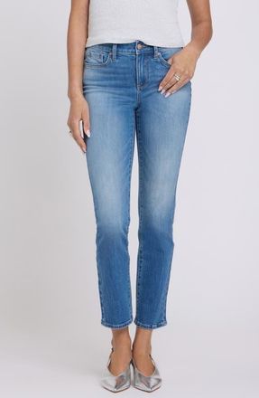 NYDJ Sheri Ankle Crop Slim Leg Jeans in Pacifica at Nordstrom, Size 14