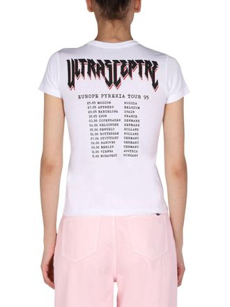 Raf Simons Logo Print T-Shirt - White