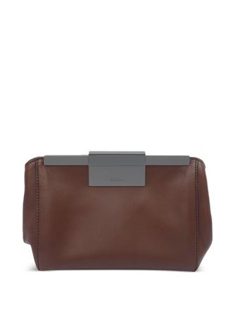 Max Mara leather belt bag - women - CALFSKIN - One Size - Brown