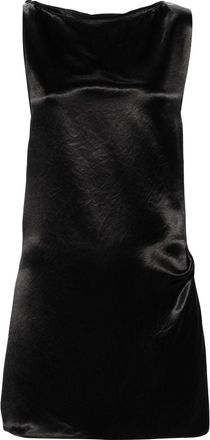 Jean Paul Gaultier Corset Lacing satin minidress - women - Acetate - 38 - Black