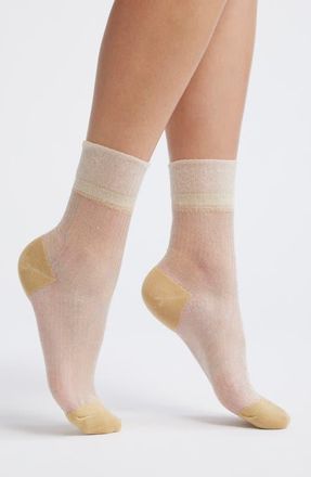 Casa Clara Love Remi Sheer Ankle Socks at Nordstrom