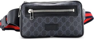 Gucci Soft Zip GG Coated Canvas Small belt bag - Zwart