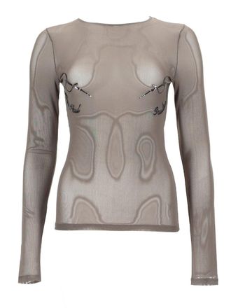 Jean Paul Gaultier Needles Jean Paul Gaultier Sheer Blouse