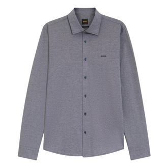 HUGO BOSS Orange Hemd - Heren - Casual Overhemden - Blauw - M - Overhemden