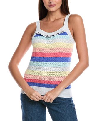 Isla Ella Pointelle Tank Sweater
