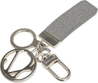 Louis Vuitton Pre-owned Accessories, female, Gray, Size: ONE SIZE Pre-owned Leather key-holders