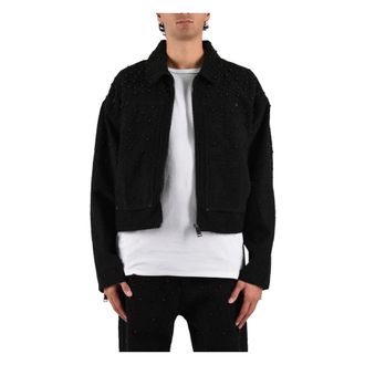 Purple Giacca Corta con Perle - - Jackets - Uomo - Nero - M