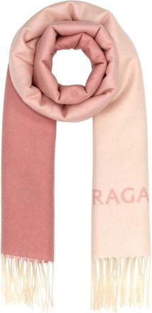 Ferragamo Sjaal met ombr&eacute;-effect en franjes - Dames - Wintersjaals - Roze - ONE Size - Kasjmier - Accessoires