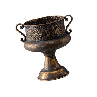 OEM Maceta De Hierro, Urna Decorativa Con Detalles - A2852