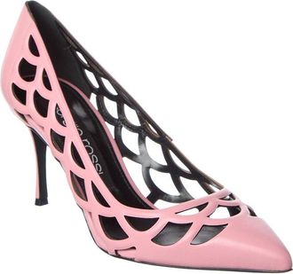 Sergio Rossi Mermaid 75 Leather Pump