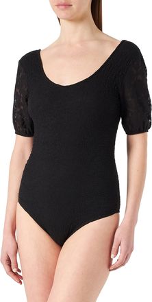 Desigual Womens Body_ALEJANDRIA T-Shirt, Black, L
