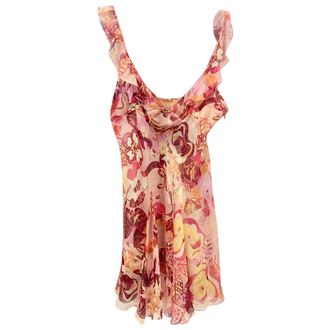 Emanuel Ungaro Patterned Silk Tunic Size S