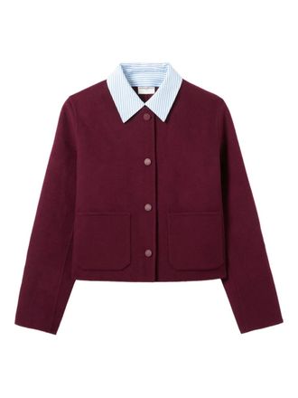 Claudie Pierlot Cropped jas - Rood