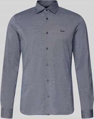 Boss Orange by Hugo Boss BOSS Orange Slim Fit Freizeithemd aus reiner Baumwolle Modell MYSOFT_2 in Marine, Größe XXXL