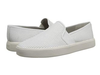 Vince Blair 5 Womens Slip on Shoes White Leather : 9.5 M