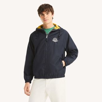 Nautica Mens Crest Logo Jacket