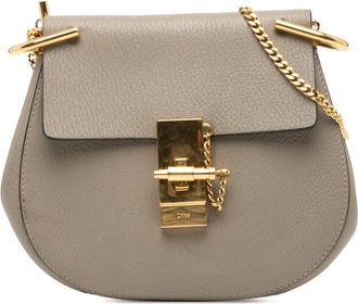 Chlo&eacute; Pre-owned Chloe Mini Grained Lambskin Drew Crossbody 01155665-20