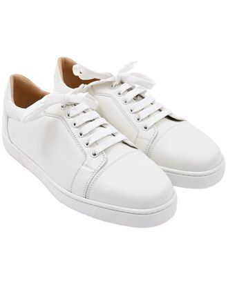 Christian Louboutin Mens Leather Louis Junior Sneaker (Authentic Pre-Loved)