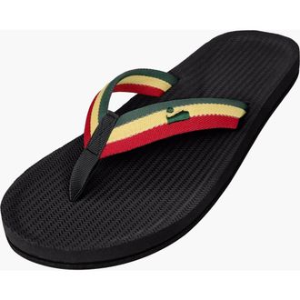 indosole Responsibly-Made Tire Sole Easy Living Flip Flops in Reggae at Nordstrom, Size 11