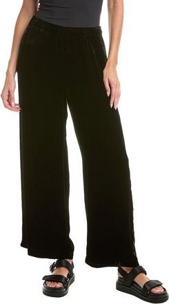 Johnny Was Petite Velvet Silk-Blend Pant
