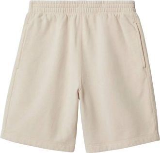 Burberry Equestrian Knight Design Cotton Shorts, Size X-Large