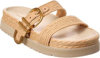 SIMKHAI Aida Raffia Buckle Sandal