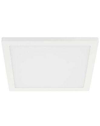 Eglo Eglo Trago 1 Light Integrated Led Square Ceiling/Wall Light With White Finish & White Acrylic Shade