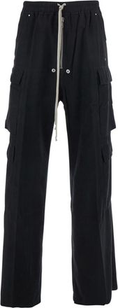 Rick Owens Black Relaxed Cargos