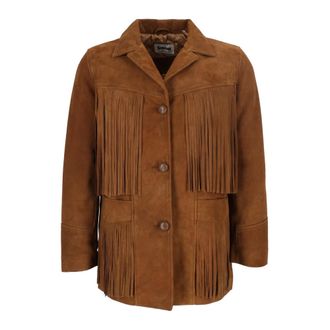 Schott NYC LCW Milena Jacket - Heren - Jassen - Bruin - Maat: M Leer