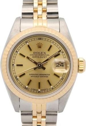 Rolex Pre-owned 69173 Polshorloge - Dames - Vintage Horloges - Geel - ONE Size - Vintage