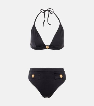 Balmain Embellished bikini