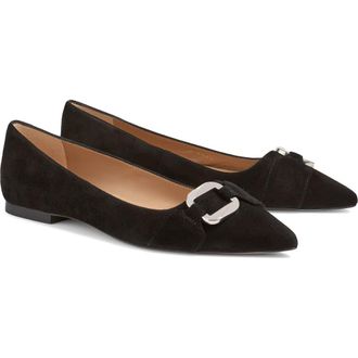 L.k. Bennett Ethel Pointed Toe Flat in Black at Nordstrom Rack, Size 6Us / 36Eu