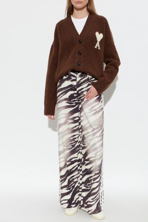 adidas Wide-leg Jeans, Womens, Brown