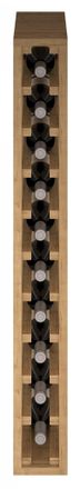 OEM Expovinalia Ex2031 Botellero Pino 10 Botellas, Serie Godello, Roble Claro
