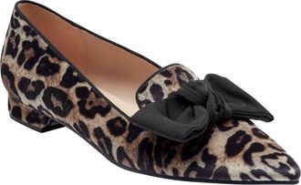Bandolino Auggie Pointed Toe Loafer in Leopard at Nordstrom, Size 7.5