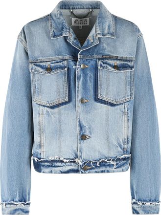 Maison Margiela Hellblaue Baumwolljacke von Maison Margiela