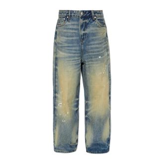 Misbhv Loose-fit Jeans, female, Blue, Size: W28 Baggy Distressed Jeans